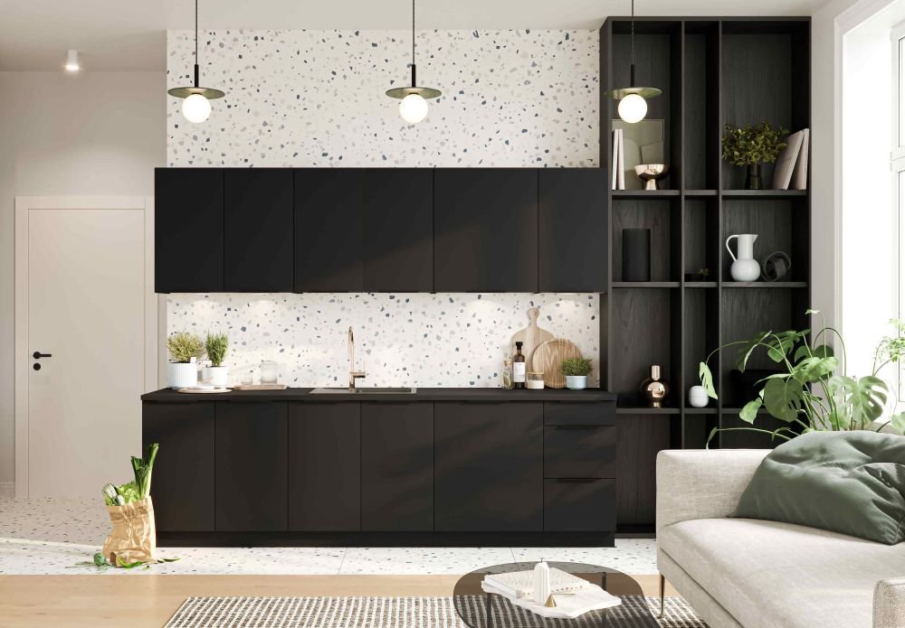 Wall cabinet 50 cm with hood Mina W50 OKGR - Image 2