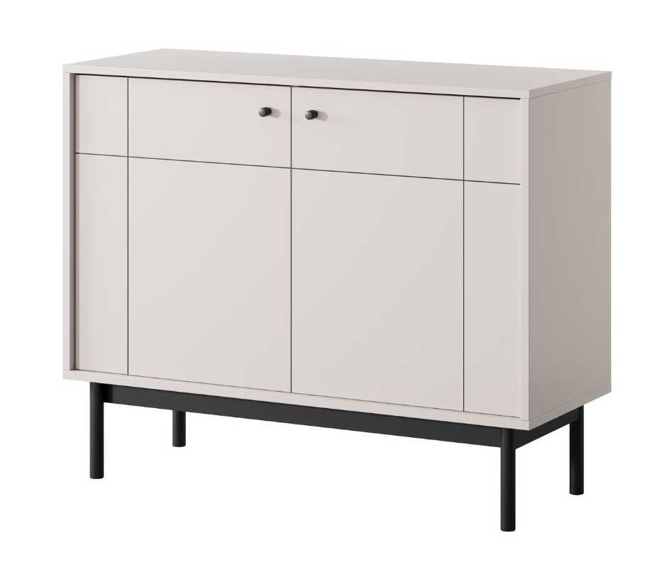 Chest of drawers with shelves JAPANDI K104 cashmere