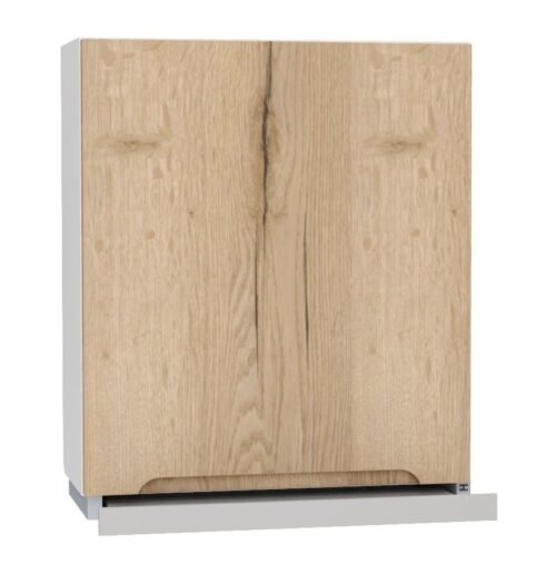 Wall cabinet 60 cm with silver hood W60/68 SLIM P/L Zoya