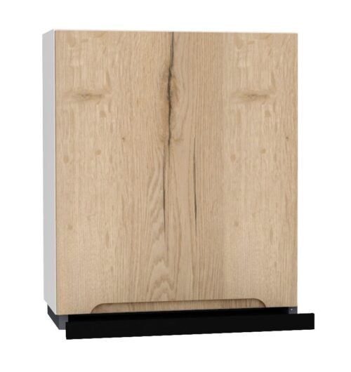 Wall cabinet 60 cm with black hood W60/68 SLIM P/L Zoya