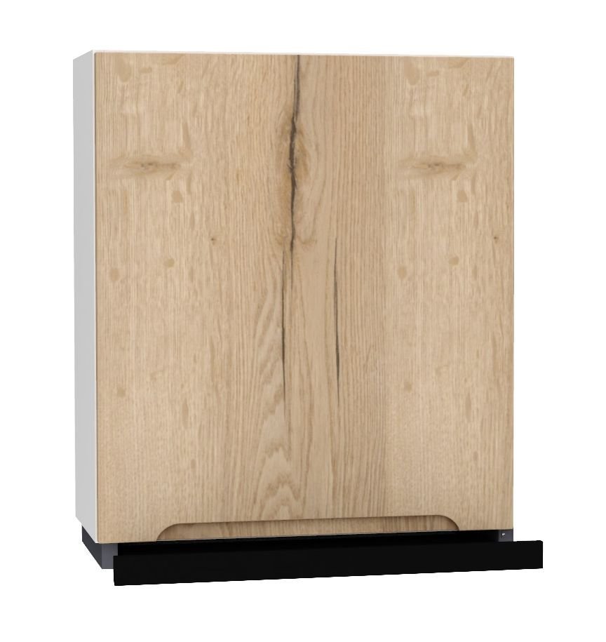 Wall cabinet 60 cm with black hood W60/68 SLIM P/L Zoya