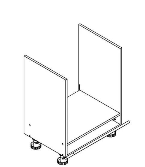 60 cm base cabinet for Vita DK60 oven - Image 2