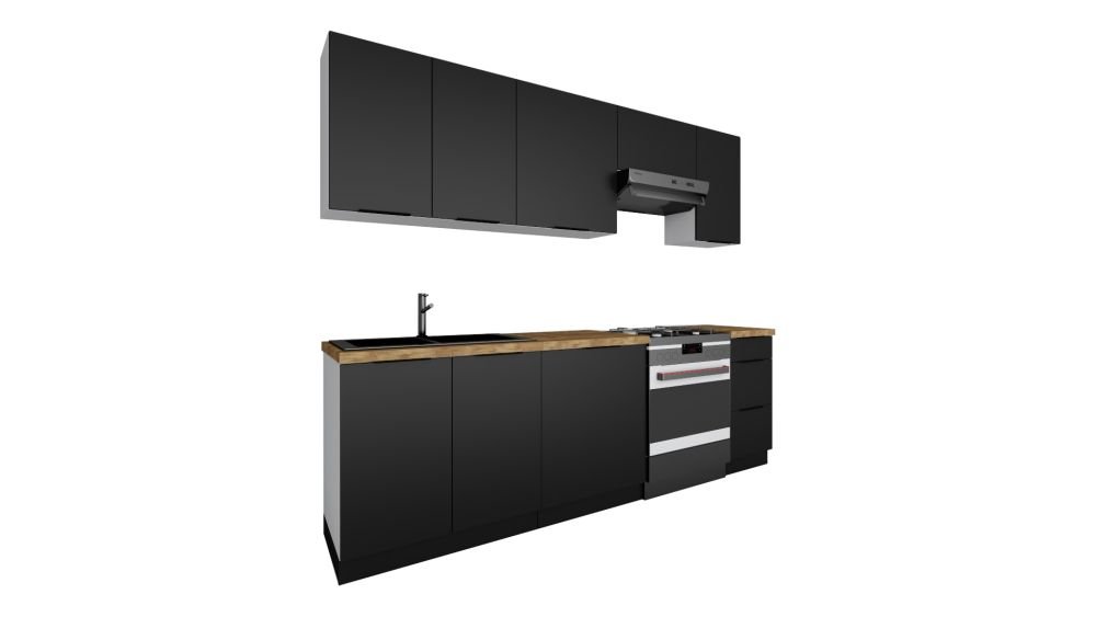 Wall cabinet 60 cm with hood Mina W60 OKGR - Image 5