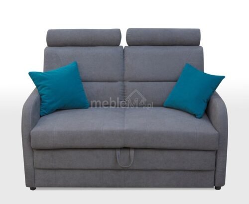 Wibaro two-seater sofa bed with headrests Gr3
