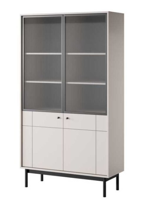 Showcase with cabinets WT104 Japandi cashmere