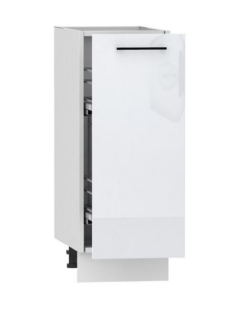 Base cabinet 30 cm Cargo D30 with basket and Oscar soft-closing system