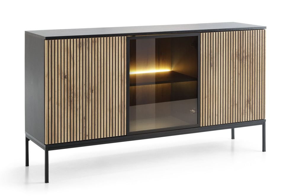 Charming attic chest of drawers with lighting Sento K154