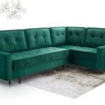 Akita Gr3 corner sofa bed with ruffles