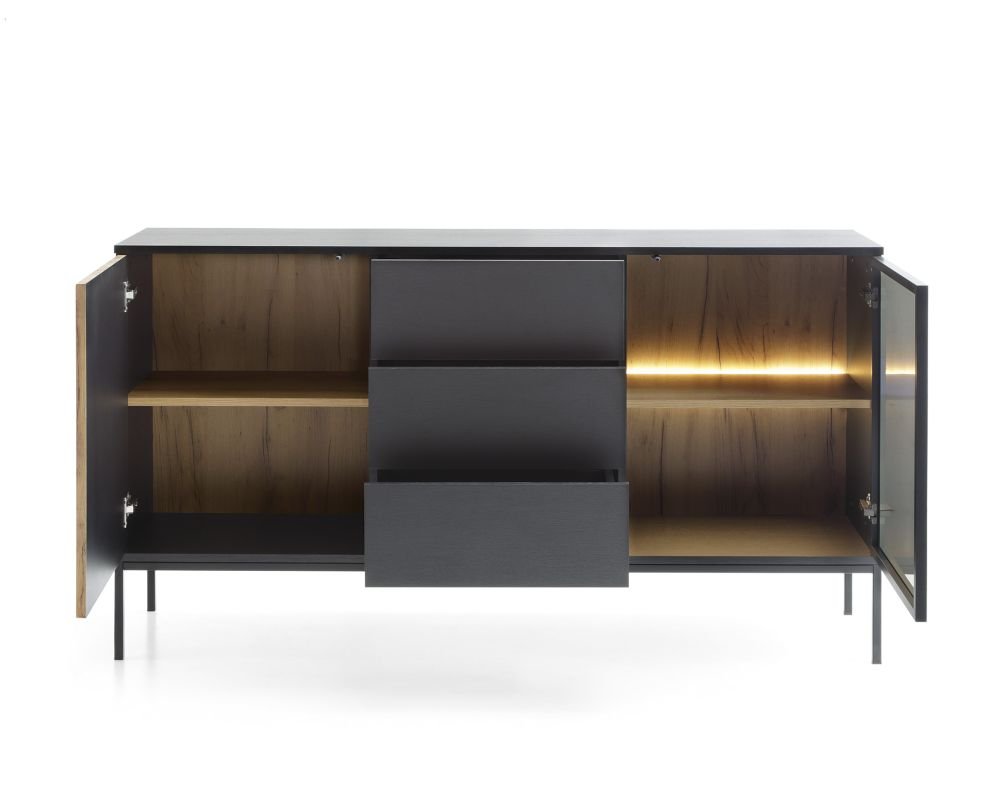 Charming attic chest of drawers with lighting Sento KSZ154 - Image 3