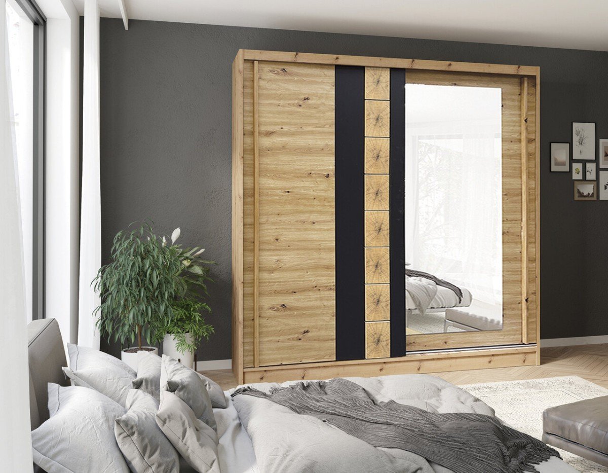 Avantgarde AV1-200 cm sliding wardrobe with mirror