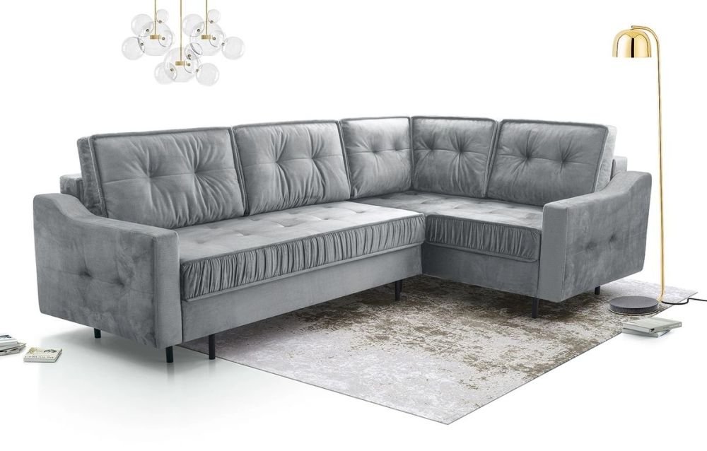 Akita corner sofa bed with ruffles - Image 3