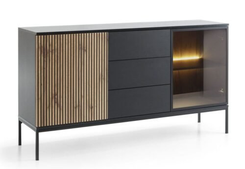 Charming attic chest of drawers with lighting Sento KSZ154
