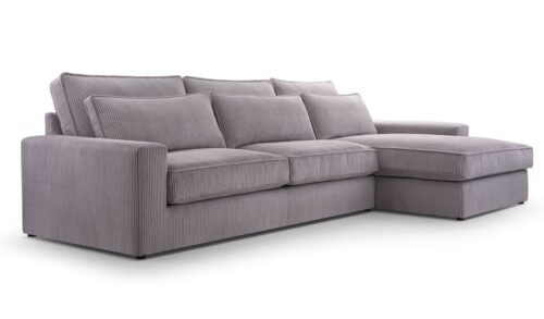 Cleo upholstered, non-folding corner sofa