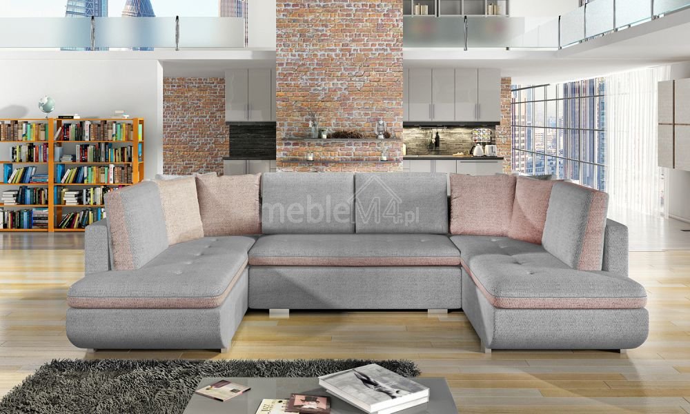 Folding corner sofa with cushions Argent U Gr0 - Image 4