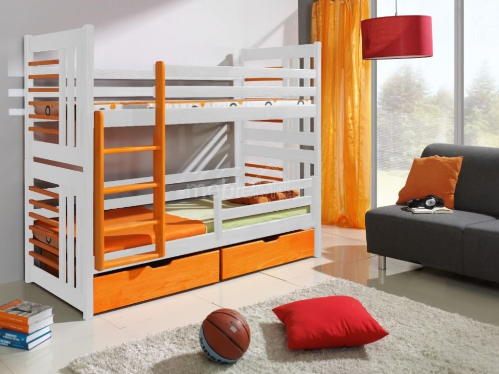 ROLAND bunk bed with drawers 90x200 cm - Image 5