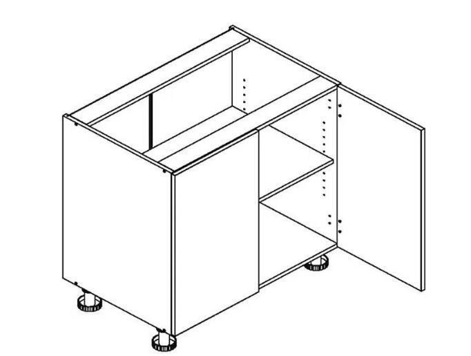Base cabinet 80 cm Dennis D80 - Image 2