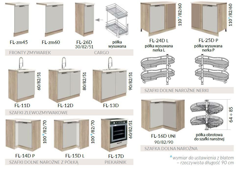 Wall cabinet 60 cm display case Favorit Latte FL-40G - Image 6