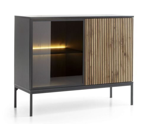 Charming attic chest of drawers with lighting Sento K104