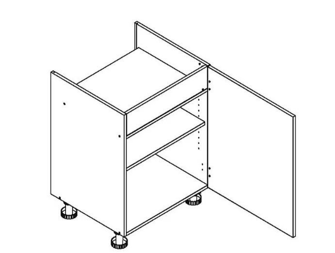 60 cm base cabinet for Denis D60 PC hob - Image 2