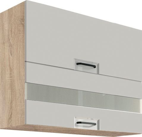 Wall cabinet 90 cm display case Favorit Latte FL-42G