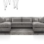 Corblack U Gr3 non-folding corner sofa