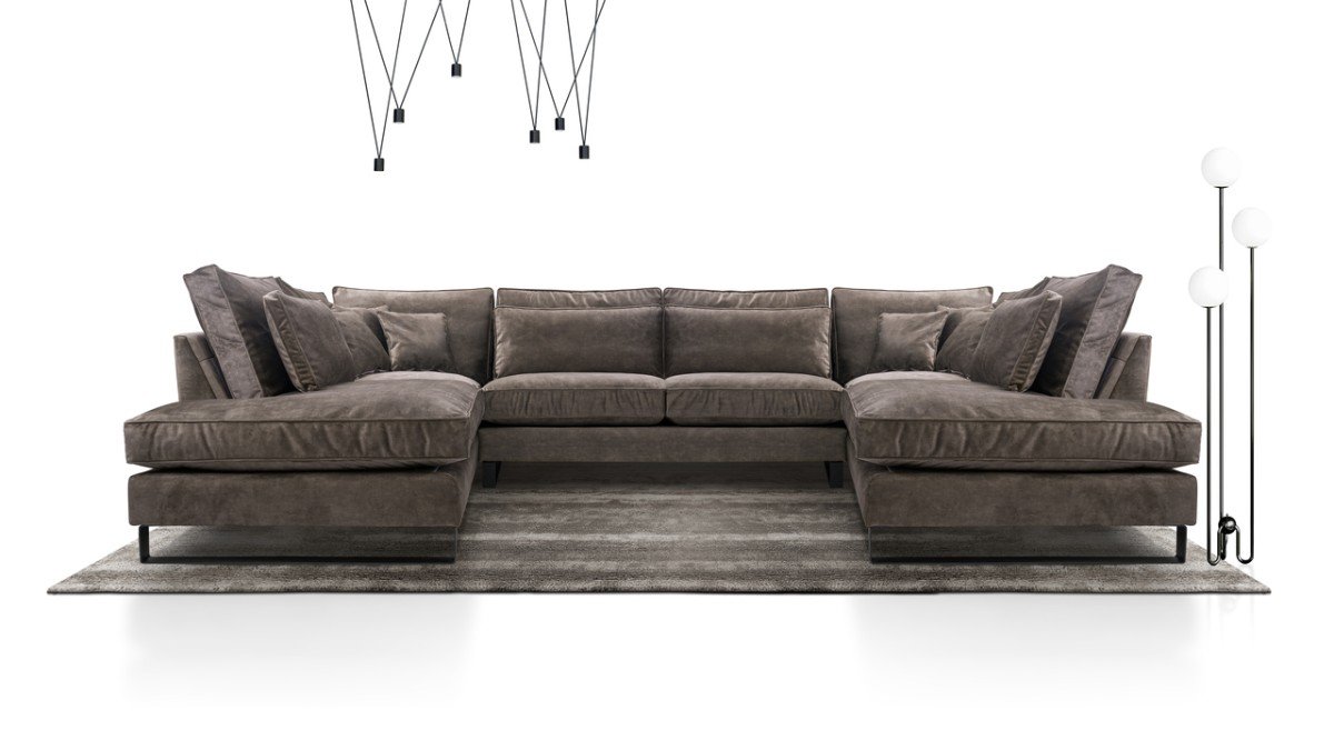 Corblack U non-folding corner sofa - Image 5