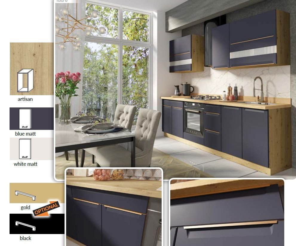Wall cabinet 80 cm with dryer Glamour GLA-53G - Image 4