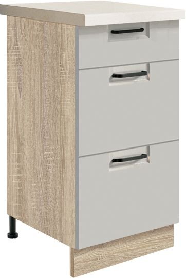 40 cm base cabinet with drawers Favorit Latte FL-8D