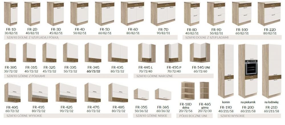 Base corner cabinet 100/70 cm Favorit Ribbeck FR-15DL - Image 5