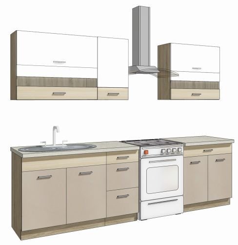 Wall cabinet 80 cm with dryer Premio PRE-53G - Image 6
