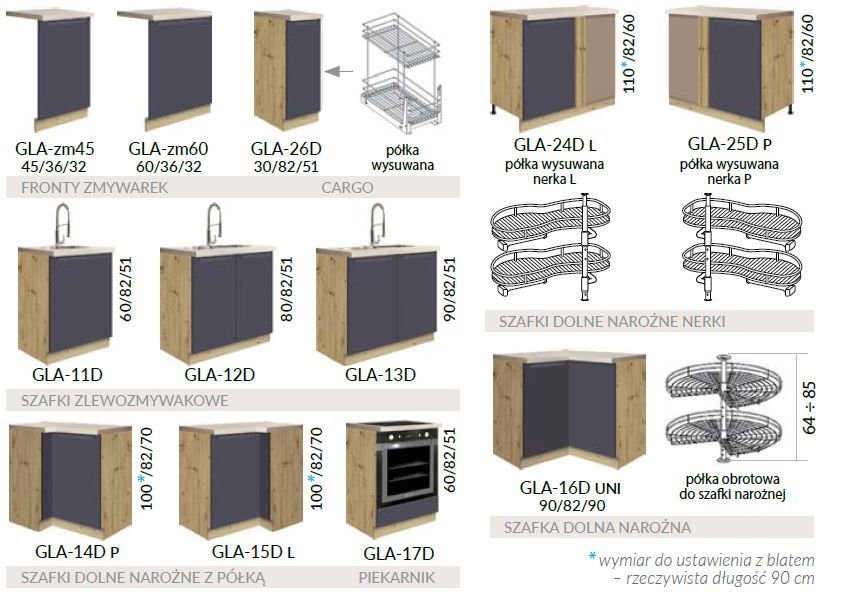 Wall cabinet 80 cm with dryer Glamour GLA-53G - Image 6