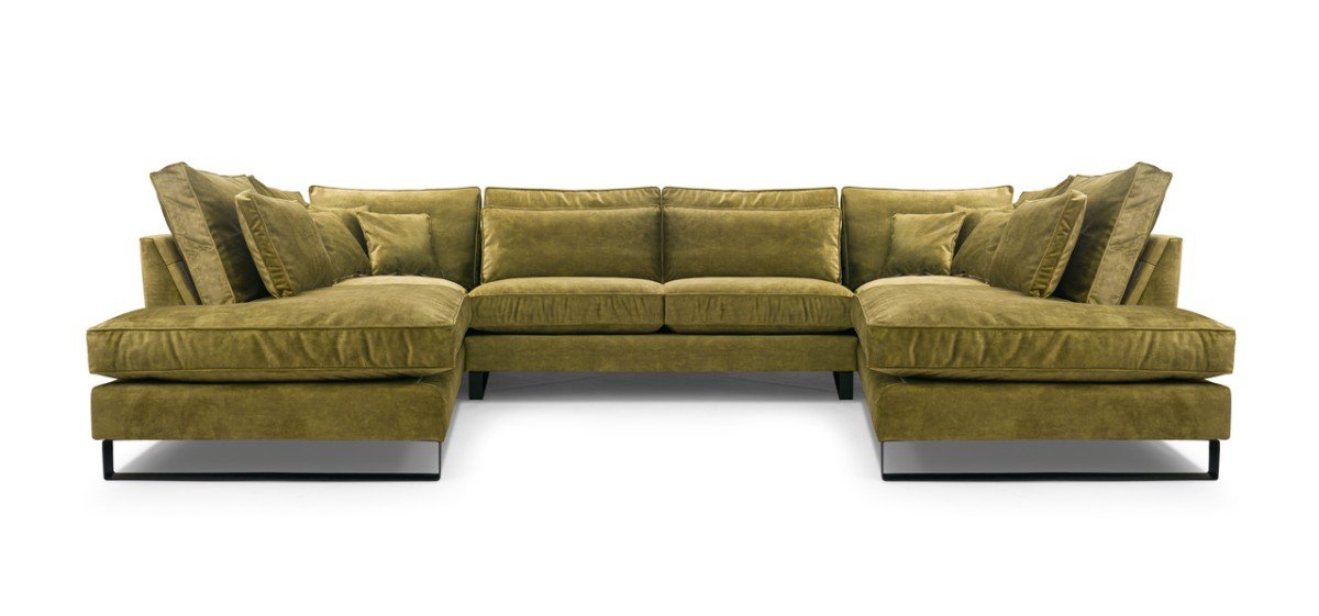Corblack U non-folding corner sofa - Image 7
