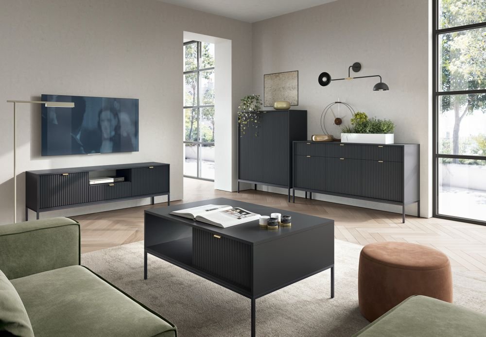 Nova L-104 coffee table, black - Image 6
