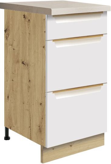 Base cabinet with drawers 40 cm Glamour GLA-8D