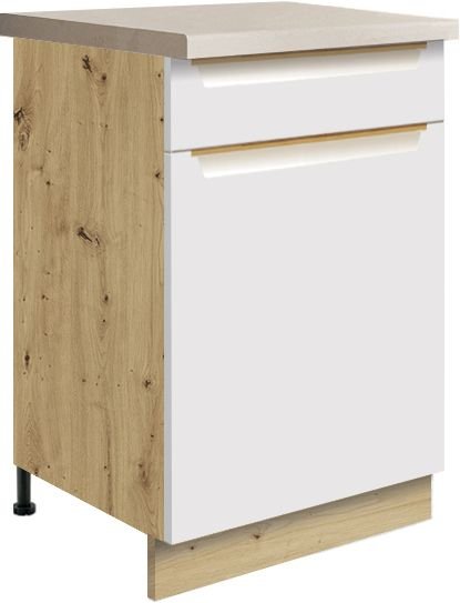 Glamour GLA-4D base cabinet with drawer 50 cm