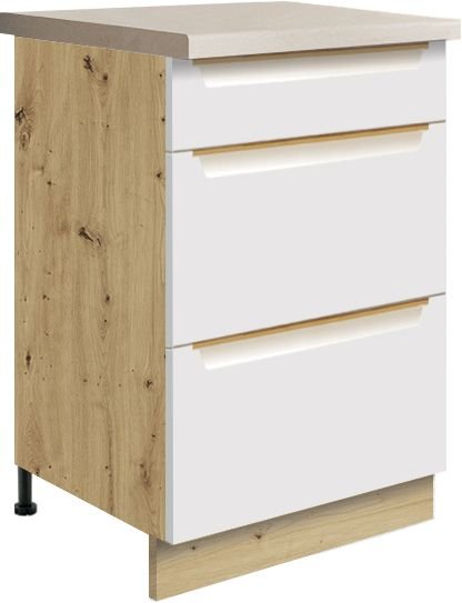 Base cabinet with drawers 50 cm Glamour GLA-9D