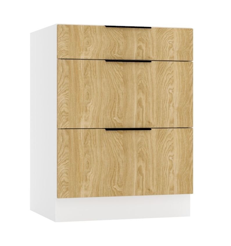 60 cm base cabinet with drawers Sonja D60 S/3