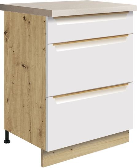 Base cabinet with drawers 60 cm Glamour GLA-10D
