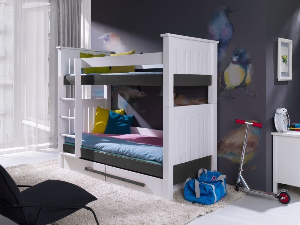 CASIMIR bunk bed with drawers for two persons 80x181 cm - Image 3