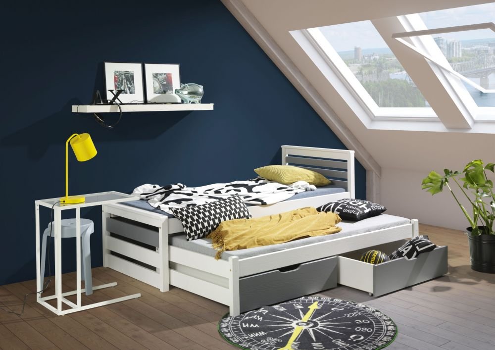 CALWIN youth folding bed for two persons 80x181 cm - Image 3