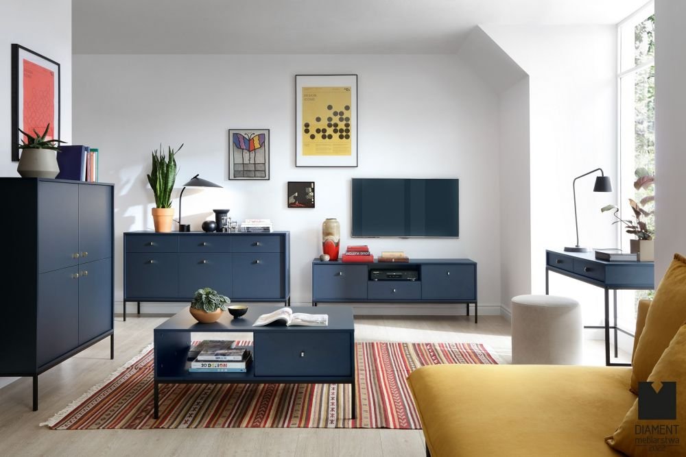Dark blue Mono MS54 bedside table - Image 6