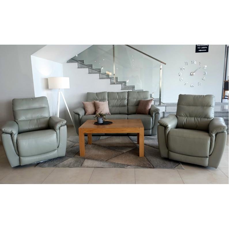 ALEX 3+1+1 Federica Silver Gray set