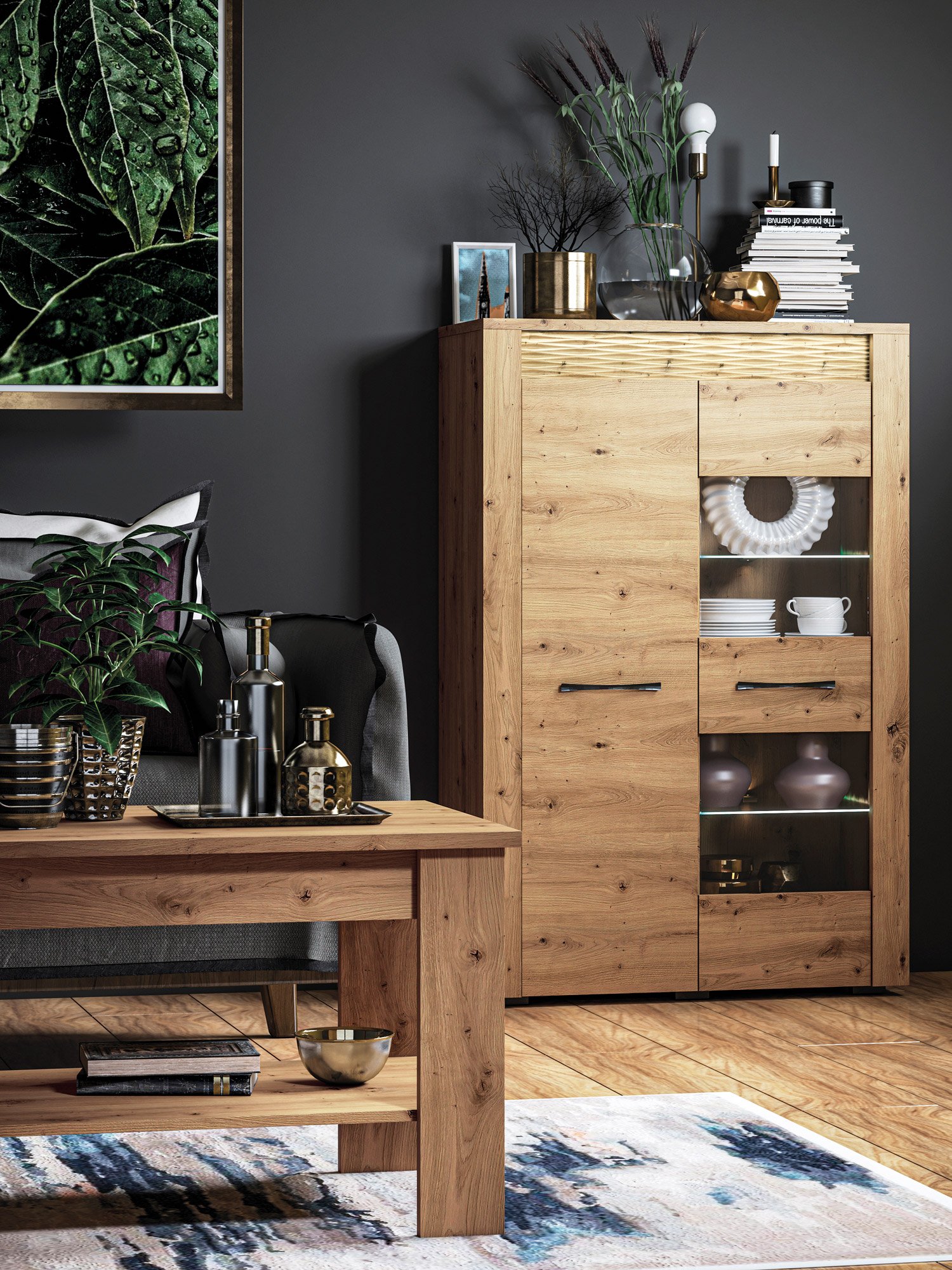 ARTIS 07 oak chest of drawers - Image 9