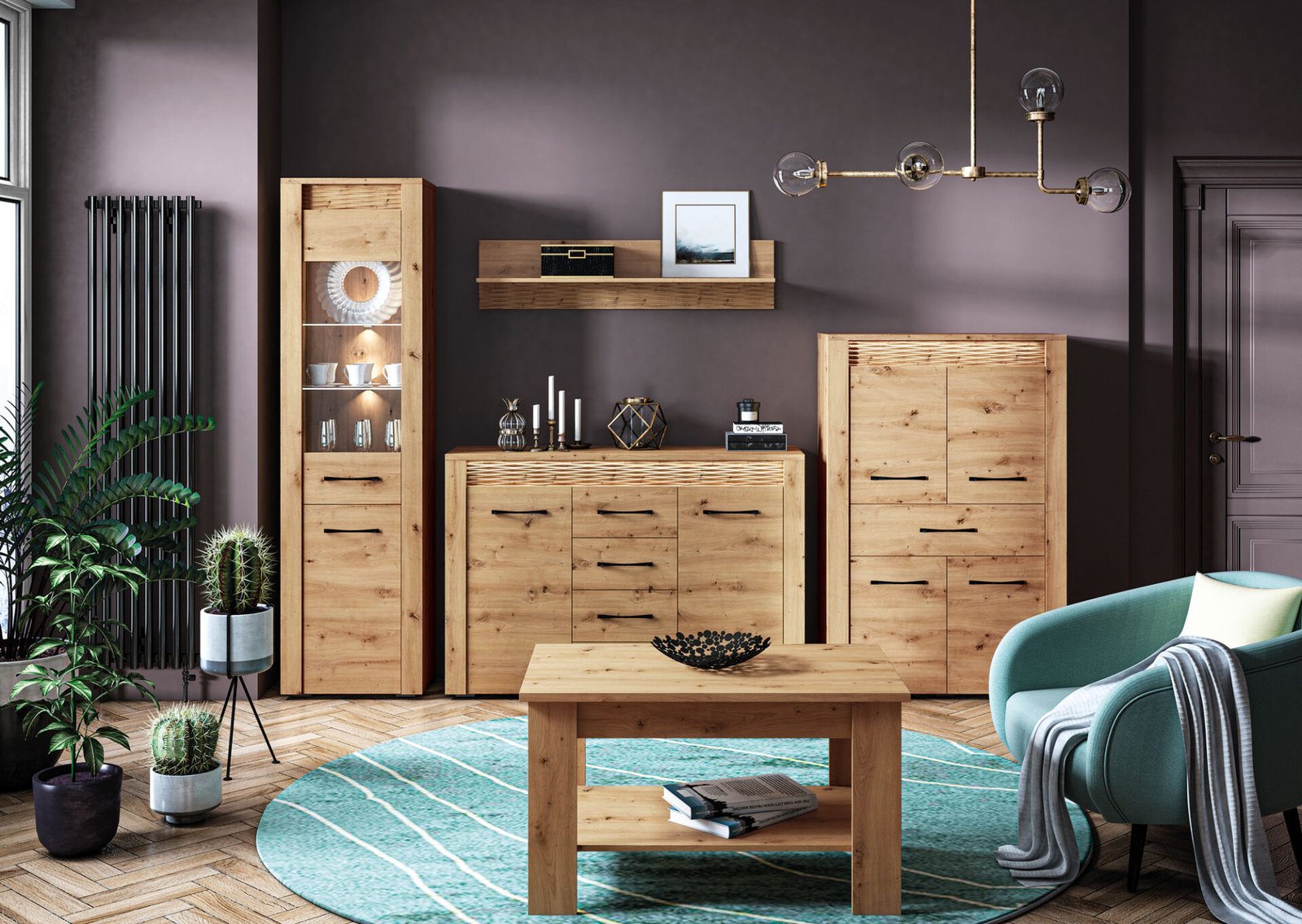 ARTIS 07 oak chest of drawers - Image 12