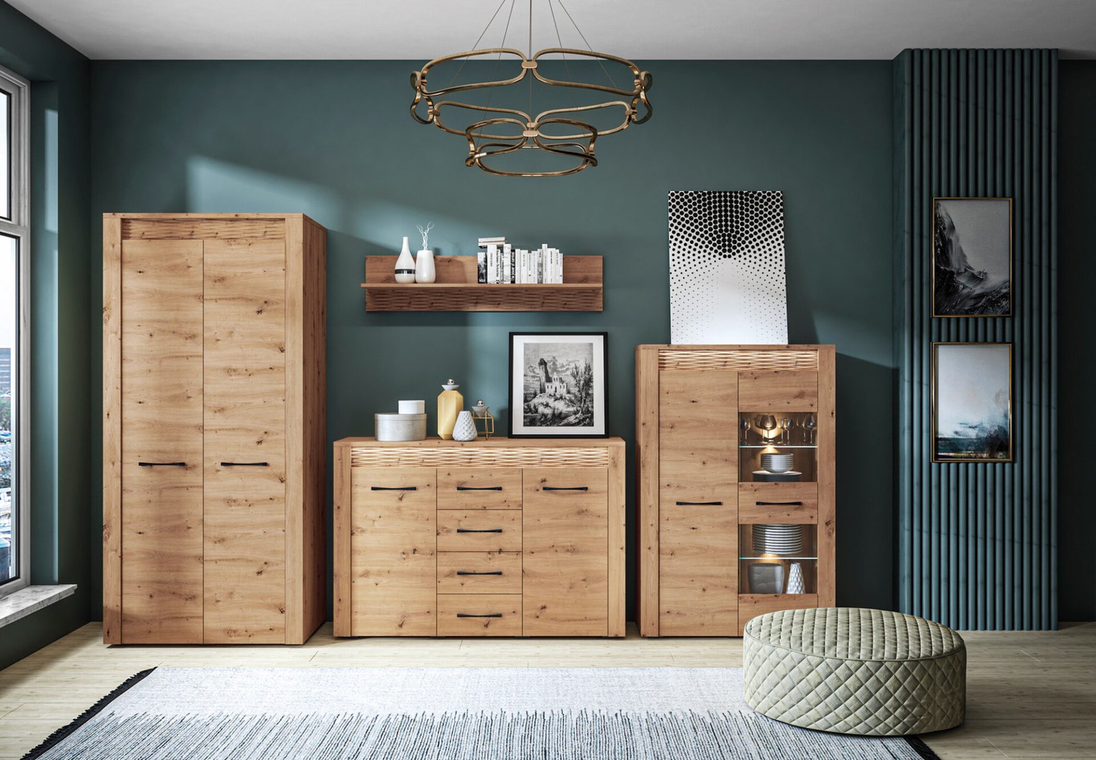ARTIS 07 oak chest of drawers - Image 15