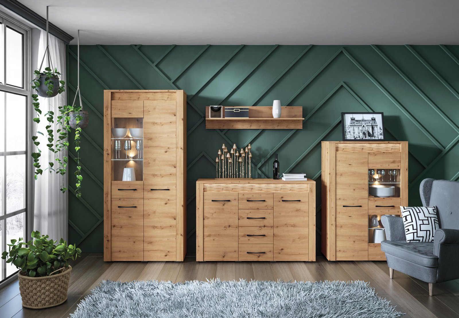 ARTIS 07 oak chest of drawers - Image 17