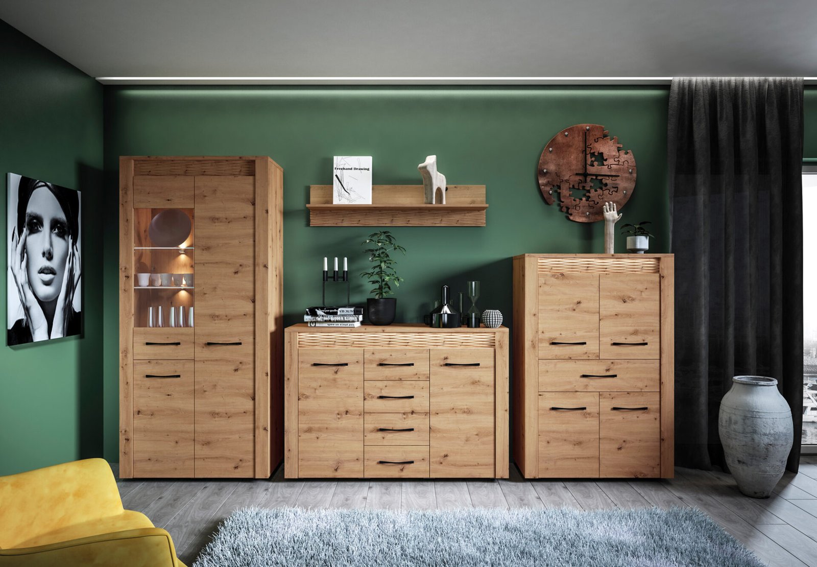ARTIS 07 oak chest of drawers - Image 18