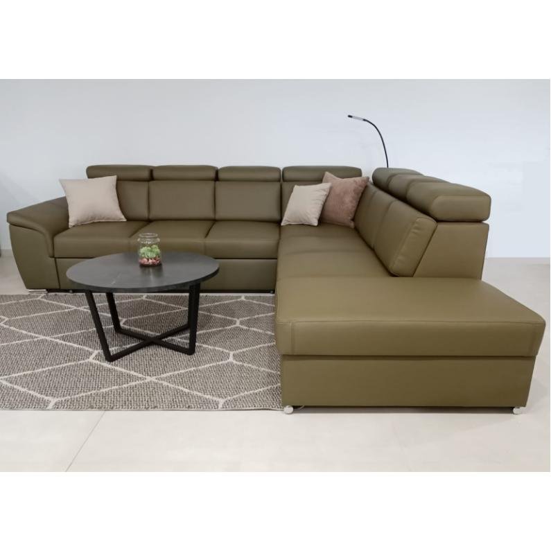 CAYENNE II corner sofa 270x290 Madras Punch Olive