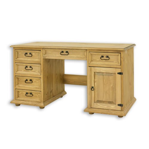 Pine table RUSTIKAL BR702, pine brown wax