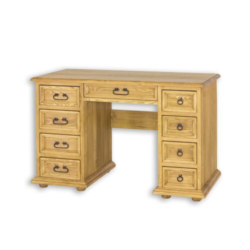 Pine table RUSTIKAL BR703, pine white wax